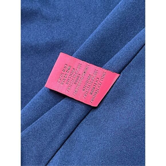 Betsey Johnson Navy Floral Cap Sleeve Swing Dress Modern Feminine sz 12 - Picture 11 of 15